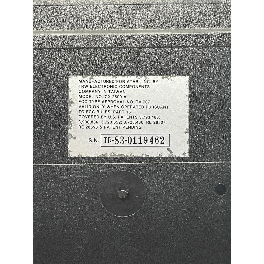 Genuine Atari CX 2600 A Console Only - Parts Or Repair